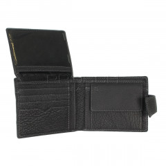 Pánská kožená peněženka LAGEN V-98/W černá č.7