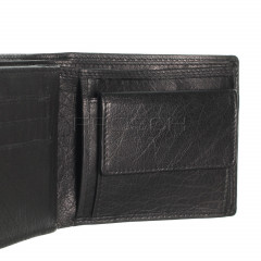 Pánská kožená peněženka LAGEN W-2006 černá č.10