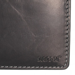 Pánská kožená peněženka LAGEN 511462 černá č.5