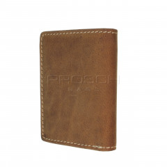 Pánská kožená peněženka LAGEN 5096/C hnědá č.4