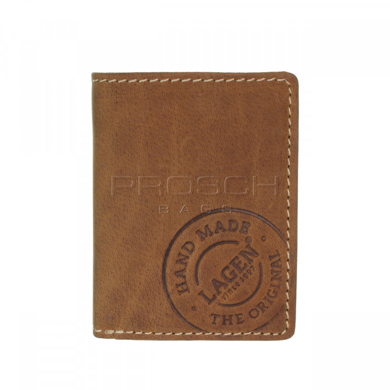 Pánská kožená peněženka LAGEN 5096/C hnědá