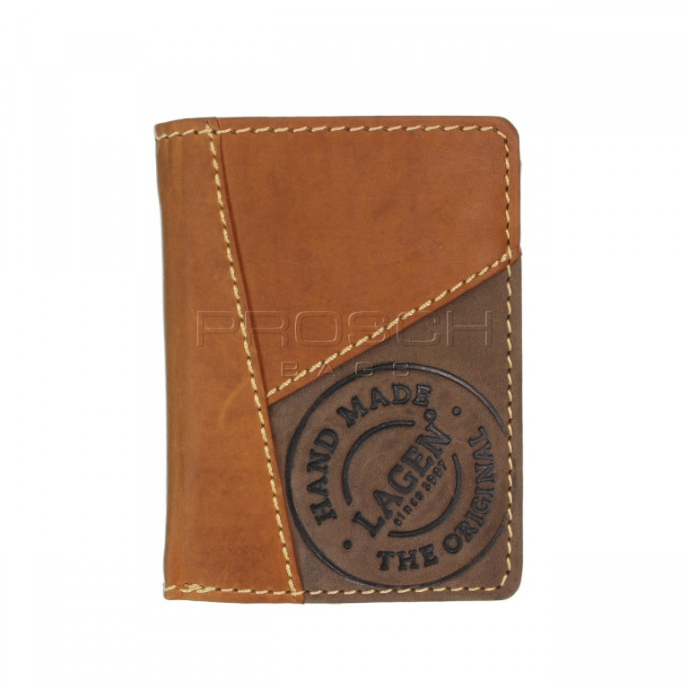 Pánská kožená peněženka LAGEN 51145 tan