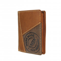 Pánská kožená peněženka LAGEN 51145 tan č.2