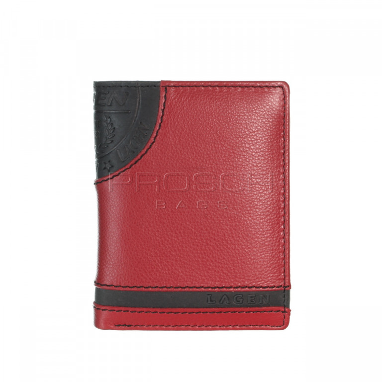 Pánská kožená peněženka LAGEN LG-1813 červená