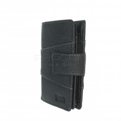 Pánská kožená peněženka LAGEN V-99/W černá č.2