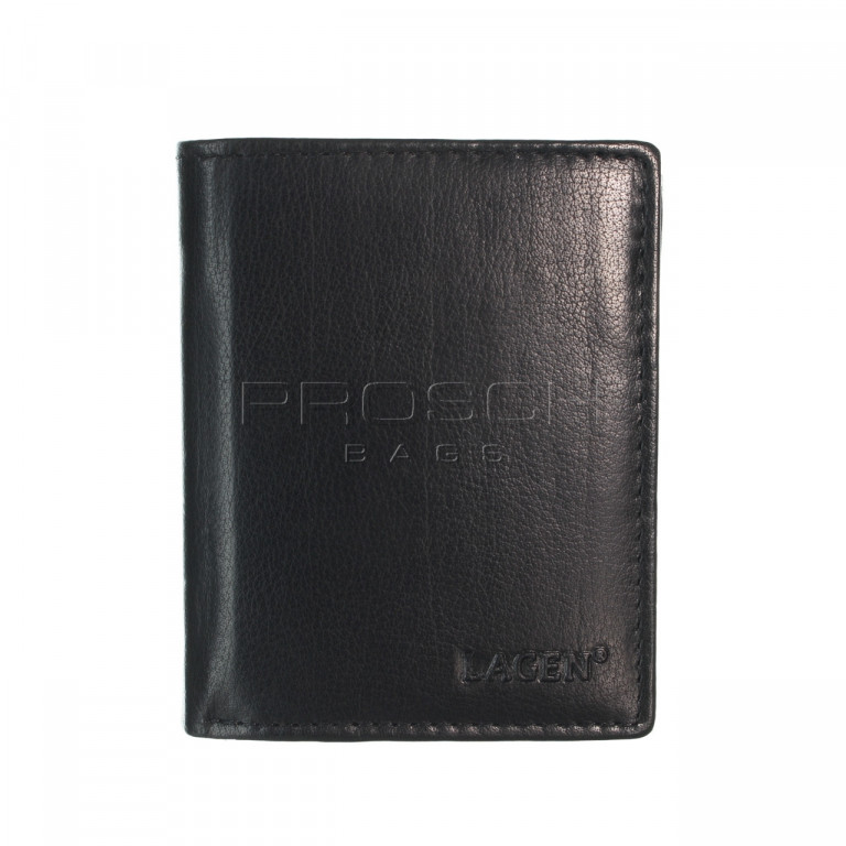 Pánská kožená peněženka LAGEN 02310004 černá