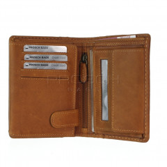 Pánská kožená peněženka LAGEN 51146 tan č.6