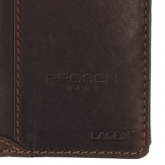 Pánská kožená peněženka LAGEN 51146 hnědá č.5