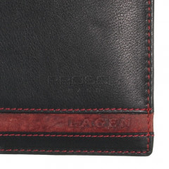 Pánská kožená peněženka LAGEN LG-1813 černá č.5