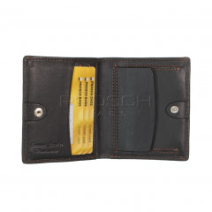 Pánská kožená peněženka Lagen TP-071 Dark Brown č.5