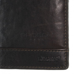 Pánská kožená peněženka LAGEN V-26/T D.hnědá č.5