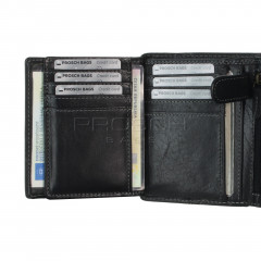 Pánská kožená peněženka LAGEN V-28/T černá č.7