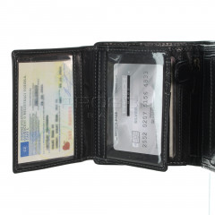 Pánská kožená peněženka LAGEN V-28/T černá č.8