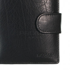 Pánská kožená peněženka LAGEN V-84 Black č.5