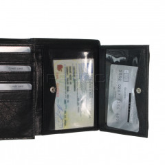 Pánská kožená peněženka LAGEN V-84 Black č.10
