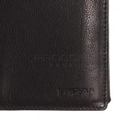 Kožená peněženka LAGEN W-112 hnědá č.5