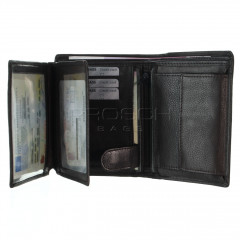 Kožená peněženka LAGEN W-112 hnědá č.9