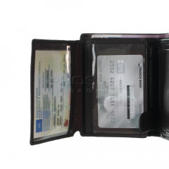 Kožená peněženka LAGEN W-112 hnědá č.7