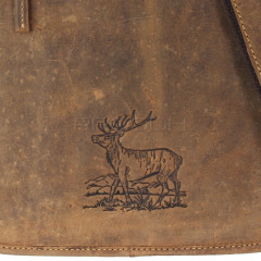 Kožená taška Greenburry 1748A-STAG-3 hnědá č.5