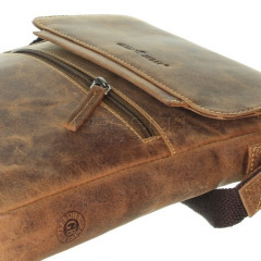 Kožená taška Greenburry 1650-C-25 hnědá č.5