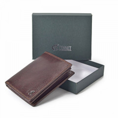 Pánská kožená peněženka Cosset 4402 Komodo hnědá č.10