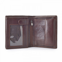 Pánská kožená peněženka Cosset 4402 Komodo hnědá č.3