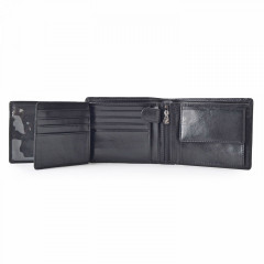 Pánská kožená peněženka Cosset 4465 Komodo černá č.4