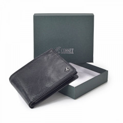 Pánská kožená peněženka Cosset 4465 Komodo černá č.12
