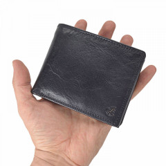 Pánská kožená peněženka Cosset 4465 Komodo černá č.13