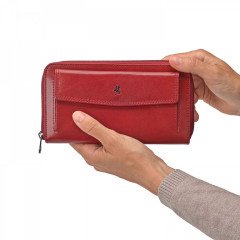 Dámská peněženka Cosset 4491 Komodo červená č.7