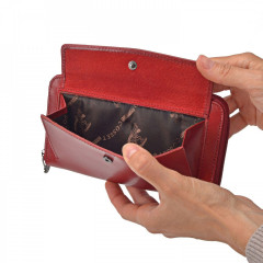 Dámská peněženka Cosset 4491 Komodo červená č.6