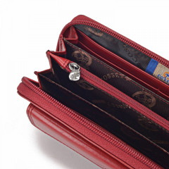 Dámská peněženka Cosset 4491 Komodo červená č.5