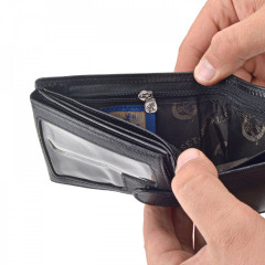Pánská kožená peněženka Cosset 4487 C černá č.8