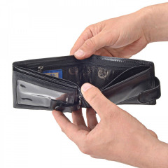 Pánská kožená peněženka Cosset 4487 C černá č.7