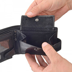 Pánská kožená peněženka Cosset 4487 C černá č.10