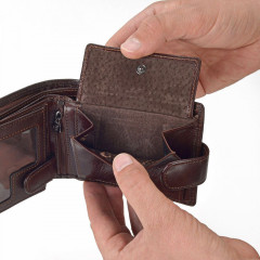 Pánská kožená peněženka Cosset 4487 H hnědá č.7