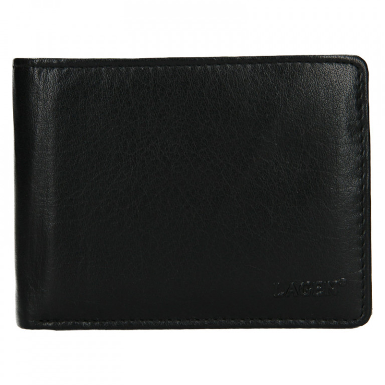 Pánská kožená peněženka LAGEN V-76 černá