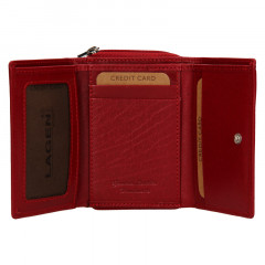 Dámská kožená peněženka Lagen 50453 červená č.3