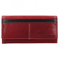Dámská kožená peněženka Lagen 7546/T červeno-černá č.1