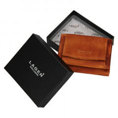 Dámská kožená peněženka Lagen W-2031/D Caramel č.5