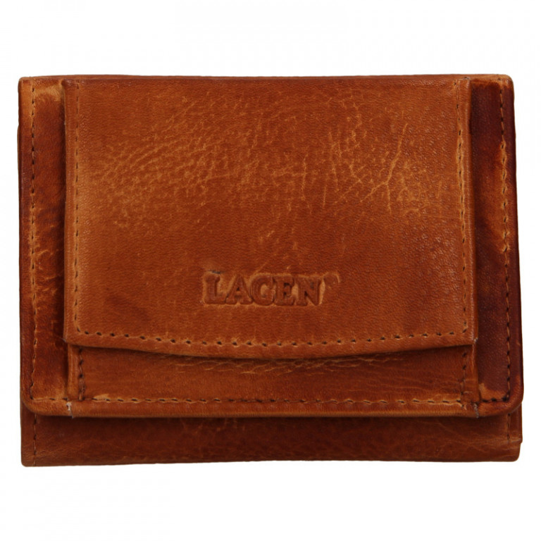 Dámská kožená peněženka Lagen W-2031/D Caramel