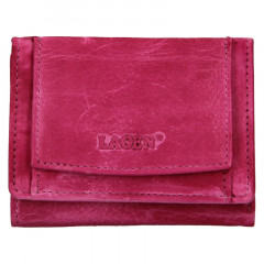 Dámská kožená peněženka Lagen W-2031/D růžová č.1