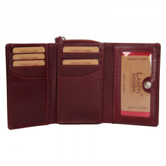 Dámská kožená peněženka Lagen 19065 tm.červená č.3