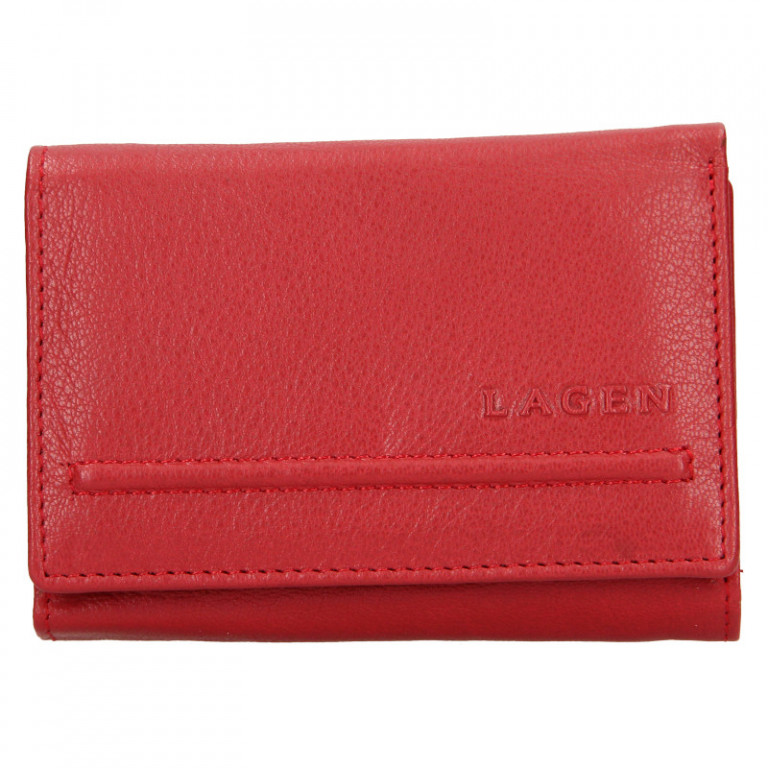Dámská kožená peněženka LAGEN LM-2520 E červená