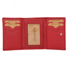 Dámská kožená peněženka LAGEN LM-2520 E červená č.3