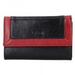 Dámská kožená peněženka LAGEN BLC/4390/419 Blk/Red č.1