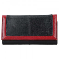 Dámská kožená peněženka BLC/4228 Black/Red č.1