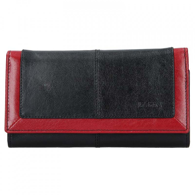 Dámská kožená peněženka BLC/4228 Black/Red