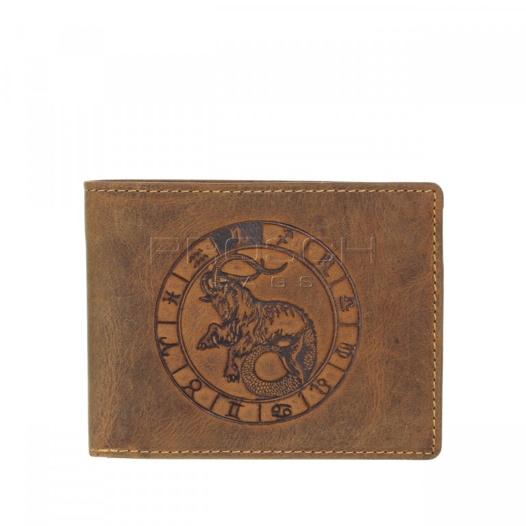 Kožená peněženka Greenburry kozoroh 1705-Steinbock