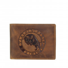 Kožená peněženka Greenburry znamení býk 1705-Stier č.1